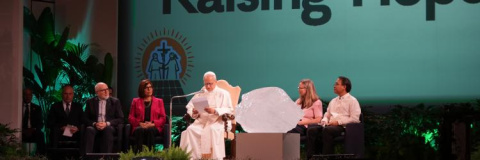 Zehn Jahre nach der Veröffentlichung der Enzyklika Laudato Si: In Castel Gandolfo geht es bei der Konferenz "Raising Hope" um Klimaschutz und die Bewahrung der Schöpfung.